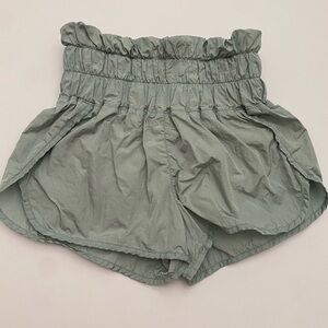 FP movement by free people womens shorts the way home shorts blue green XS